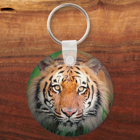 Wild Tiger Artwork Sleutelhanger (Voorkant)