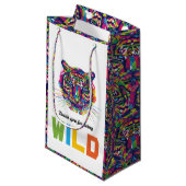 Wild Tiger, bedankt voor je tas Klein Cadeauzakje (Voorkant Gekanteld)