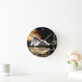 Wild Tiger Big Cat Art Animal-lover Wall Clock Ronde Klok (Huis)