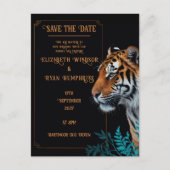 Wild Tiger bruiloft uitnodiging (Voorkant)