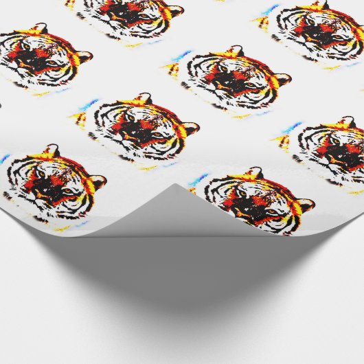 Wild Tiger Cadeaupapier (Hoek)