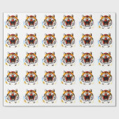 Wild Tiger Cadeaupapier (Vlak)
