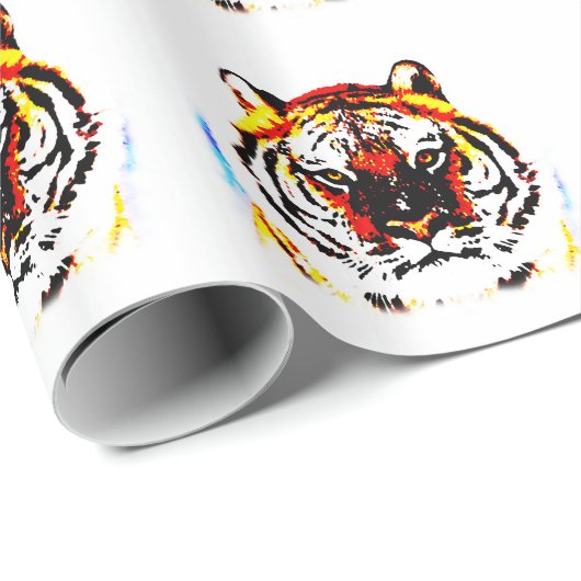 Wild Tiger Cadeaupapier (Rol Hoek)