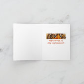 Wild Tiger Cub krijgt een goede Kaart (Binnen)