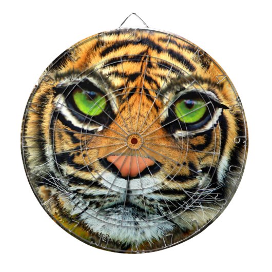 Wild Tiger Dart Board Dartbord (Voorkant)