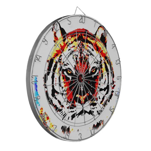 Wild Tiger Dartbord (Voorkant Links)