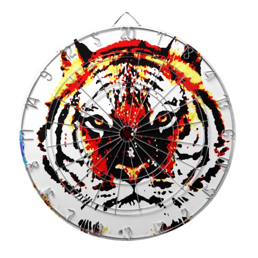 Wild Tiger Dartbord (Voorkant)