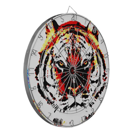 Wild Tiger Dartbord (Voorkant Links)