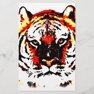 Wild Tiger Eyes Briefpapier
