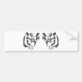 Wild Tiger Eyes Bumpersticker (Voorkant)