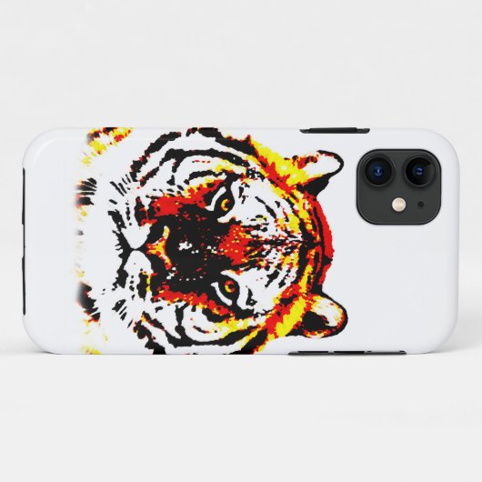 Wild Tiger Eyes Case-Mate iPhone Case (Achterkant (horizontaal))