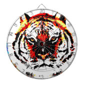 Wild Tiger Eyes Dartbord (Voorkant)