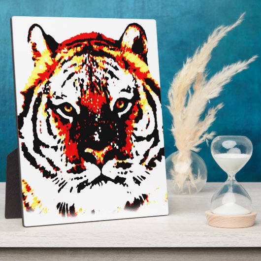 Wild Tiger Eyes Fotoplaat (Zijkant)