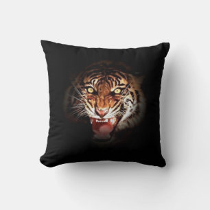 Wild Tiger Eyes-Sierkussen Kussen