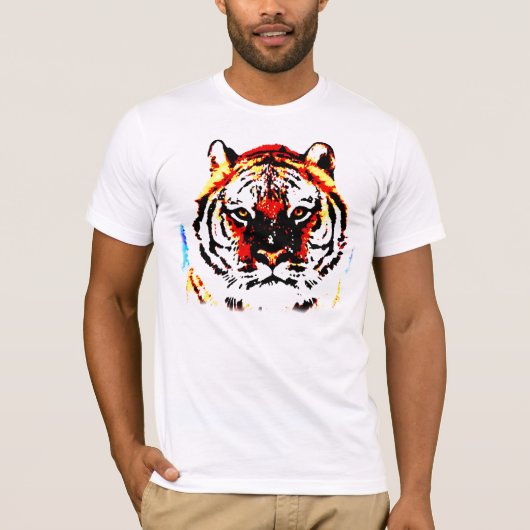 Wild Tiger Eyes T-shirt (Voorkant)