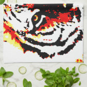 Wild Tiger Eyes Theedoek (Gevouwen)