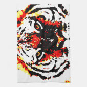 Wild Tiger Eyes Theedoek (Verticaal)