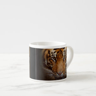 Wild Tiger Face Espresso Coffee Mok