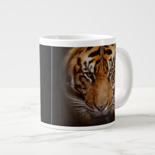 Wild Tiger Face Jumbo Soep of Koffie Mok