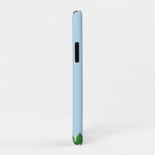 Wild Tiger Face op Light Blue Case-Mate iPhone Case (Achterkant/rechts)