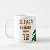 Wild Tiger Head Watercolor Birthday  Koffiemok (Links)