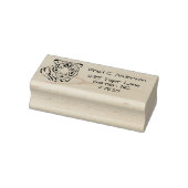 Wild Tiger Kop Retouradres Stempel van Rubber (Stempel)