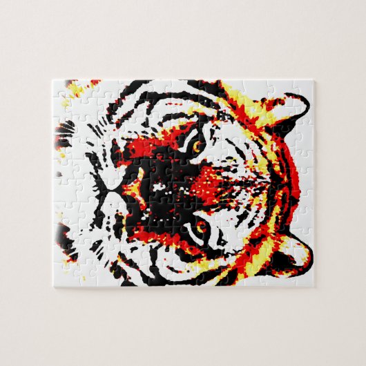Wild Tiger Legpuzzel (Horizontaal)