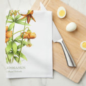 Wild Tiger Lilies Theedoek (Quarter Fold)