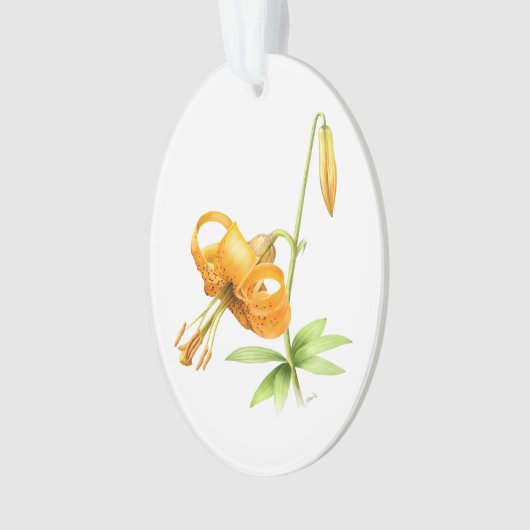 Wild Tiger Lily Ornament (voorkant)