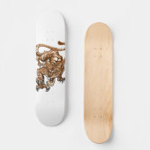 Wild Tiger Persoonlijk Skateboard (Voorkant)