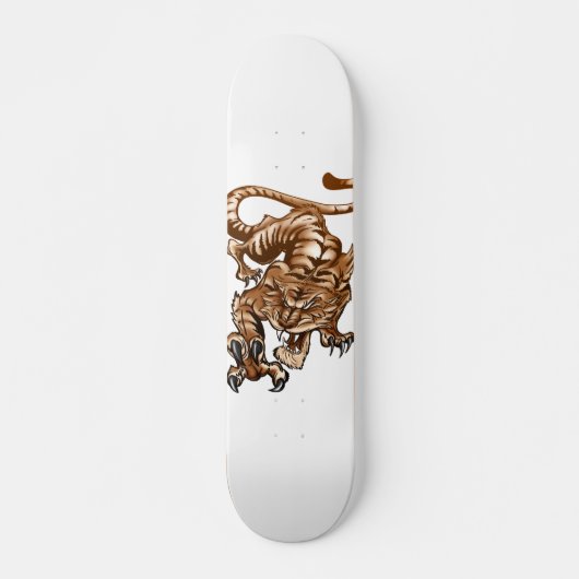 Wild Tiger Persoonlijk Skateboard (Voorkant)
