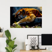 Wild Tiger Poster (Thuiskantoor)