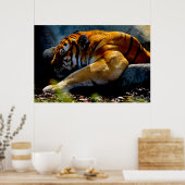 Wild Tiger Poster (Keuken)