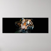 Wild Tiger Poster Print (Voorkant)