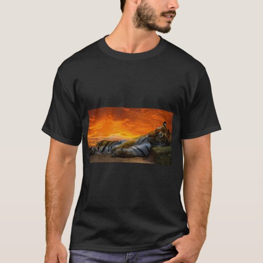 Wild Tiger Predator T-shirt Design (Voorkant)