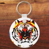Wild Tiger Sleutelhanger (Voorkant)