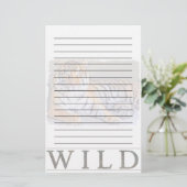 Wild Tiger Stationery Briefpapier (Staand voorkant)