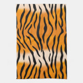 Wild Tiger Stripes Pattern Theedoek (Verticaal)