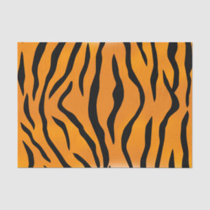 Wild Tiger Stripes Pattern Tissuepapier