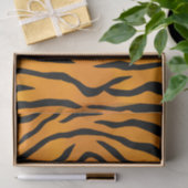 Wild Tiger Stripes Pattern Tissuepapier (Geschenk)