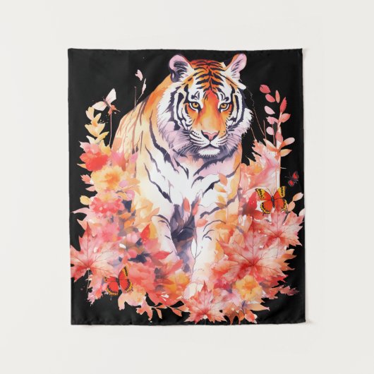Wild Tiger Wandkleed (Voorkant)