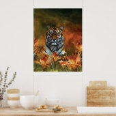 Wild Tigers Art Poster/Print Poster (Keuken)
