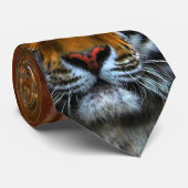 Wild Tigers Art Stropdas (Opgerold)