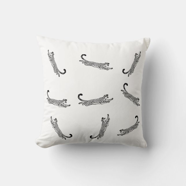 Wild Tigers decoratief kussen (Voorkant)
