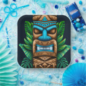 Wild Tiki Luau Papieren Bordje (Feest)