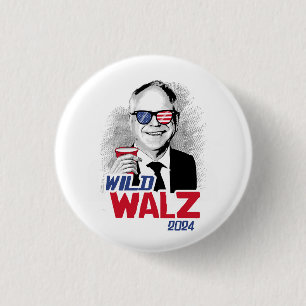 Wild Tim Walz Ronde Button 3,2 Cm