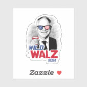 Wild Tim Walz Sticker (Vel)