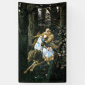 Wild Timber Wolf Carrying Girl Spandoek (Verticaal)