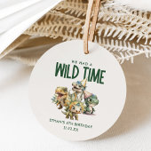 Wild Time Schattigee Dinosaurus Kids Verjaardagsfe Bedankjes Labels