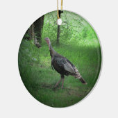 Wild Tom Turkeys Keramisch Ornament (Links)